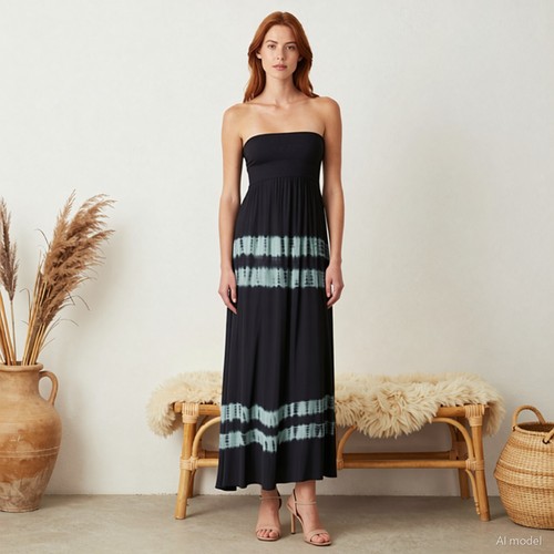 Sommerkleid maxi butterfly - maxi,